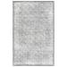 White 36 x 0.28 in Indoor Area Rug - Dakota Fields Geometric Handmade Tufted Light Gray Area Rug Polyester | 36 W x 0.28 D in | Wayfair