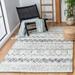 Gray 60 x 0.28 in Indoor Area Rug - Dakota Fields Geometric Handmade Tufted Light Area Rug Wool | 60 W x 0.28 D in | Wayfair