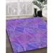 Indigo 0.35 in Indoor Area Rug - East Urban Home Abstract Purple Area Rug Polyester/Wool | 0.35 D in | Wayfair CF73E31A7D854440AAFF6A40521E4BF5