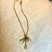 J. Crew Jewelry | J Crew Long Gold Necklace With Charms | Color: Gold/Pink | Size: Os