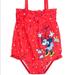 Disney Swim | Disney Minnie Mouse One Piece Baby Swimsuit | Color: Red | Size: Various