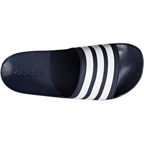 adidas Herren Shower adilette, Größe 42 in Dunkelblau/Weiß