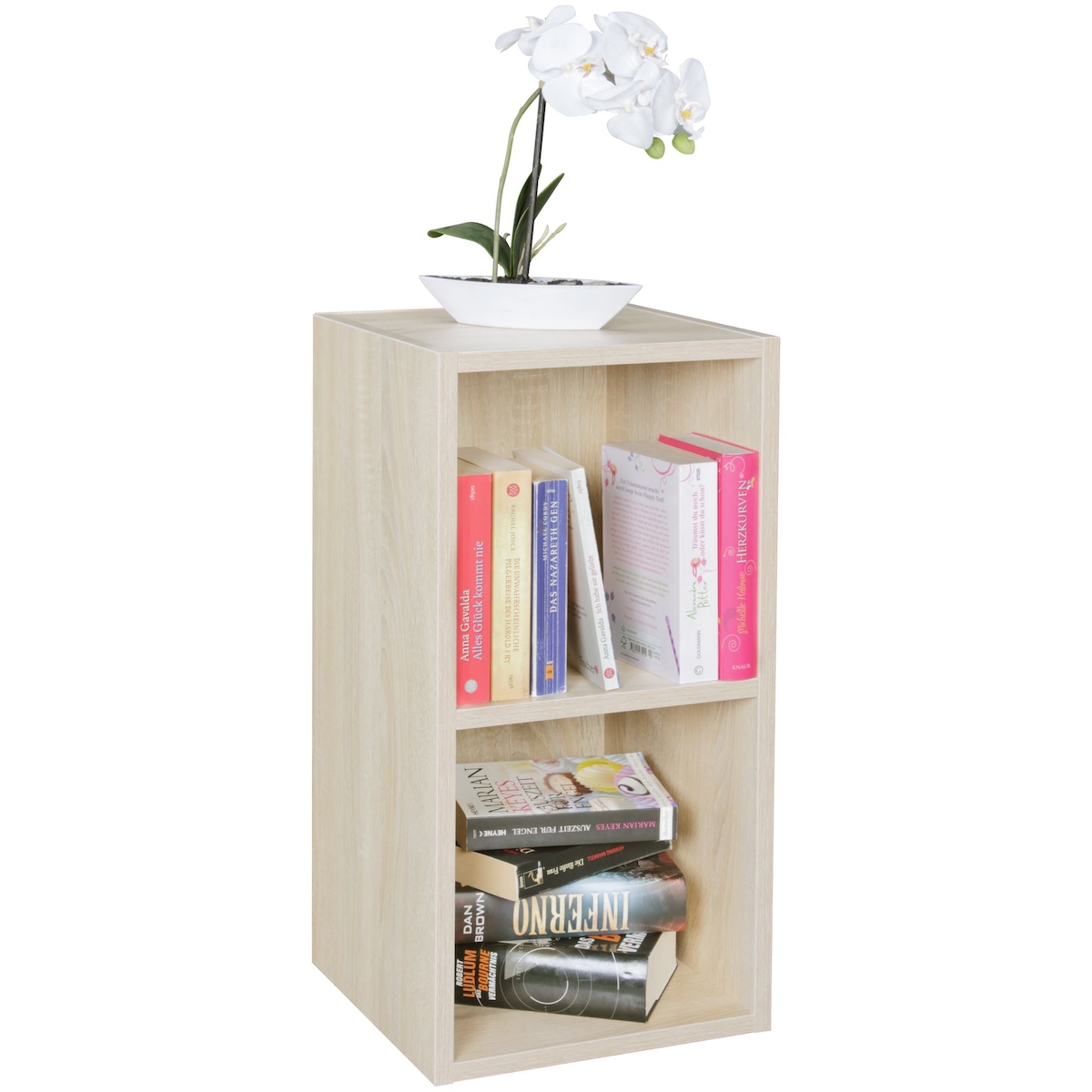 FineBuy Standregal Holz 30x60x30 cm Modern Regal Klein Holzregal Nischenregal Image
