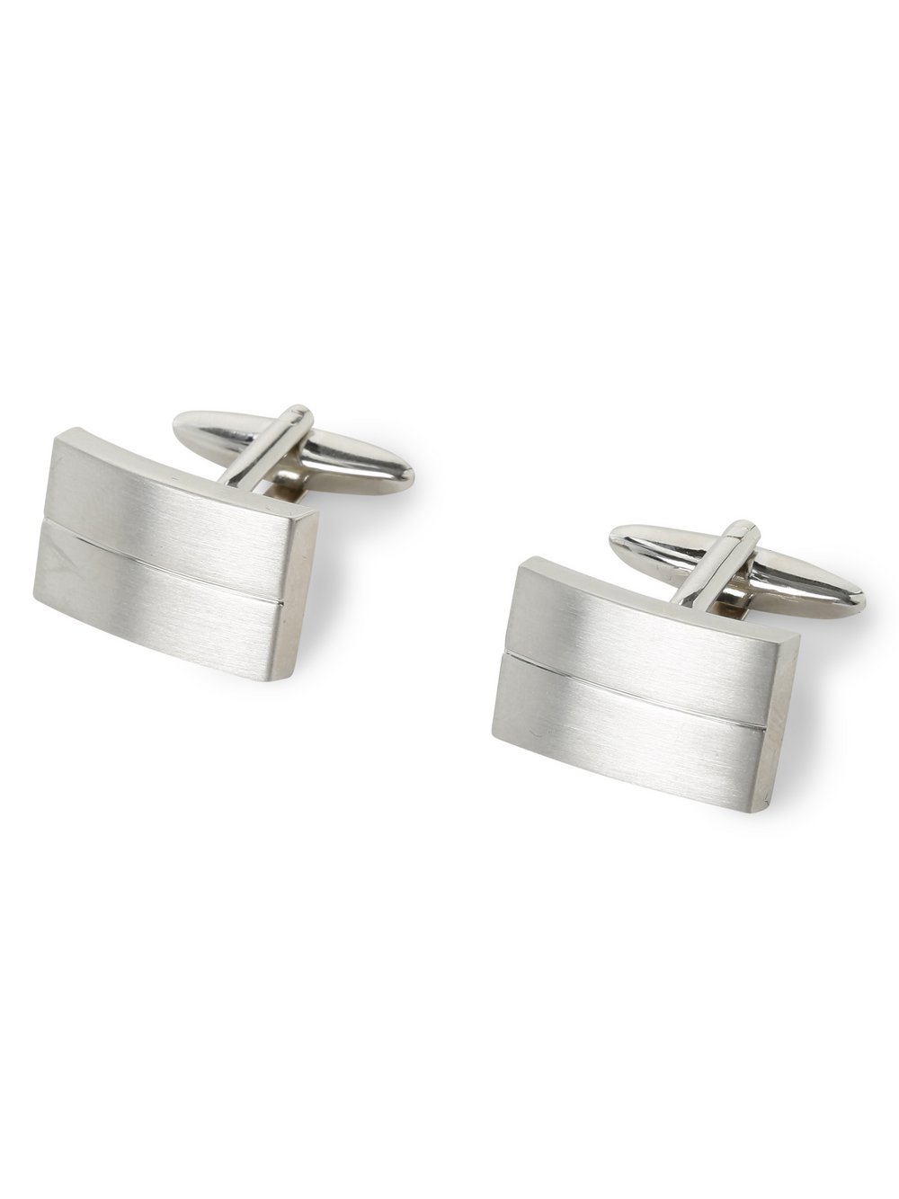 Andrew James Manschettenknöpfe Herren silber, ONE SIZE Image