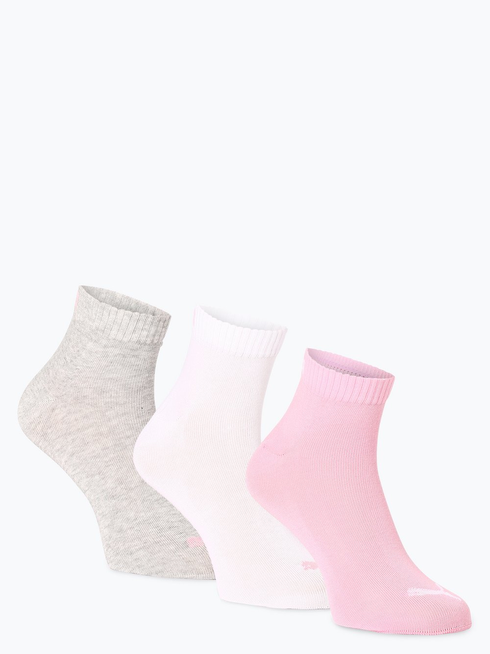Puma Sneakersocken im 3er-Pack Damen rosa, 39-42