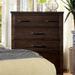 Jakobe 5 Drawer 38" W Chest Wood in Brown Laurel Foundry Modern Farmhouse® | 51.75 H x 38 W x 16.75 D in | Wayfair 5901F1ED9DA7404F8B8B345593FDCED3