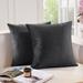 Everly Quinn Nicoletti Square Velvet Pillow Cover Velvet in Gray | 26 H x 26 W x 1 D in | Wayfair 3C605810299A42F2BF7AE42C845C69FB