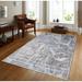 Gray 73 x 50 x 0.5 in Area Rug - 17 Stories Silver Area Rug | 73 H x 50 W x 0.5 D in | Wayfair B21DD67102714D3AB3319A6C2F85D603
