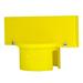 Mr. Chain Stanchion Sign Adapter in Yellow | 2.6 H x 5 W x 3.25 D in | Wayfair 92702