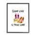 Stupell Industries Shoe Love True Love Phrase Glam Heels by Regina Moore - Textual Art Print Wood in Brown | 14 H x 11 W x 1.5 D in | Wayfair