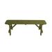 Loon Peak® Guernsey Wood Bench Metal in Green | 17 H x 55 W x 11 D in | Wayfair ACA5850D96A04662B9DE38839A2B81F1