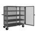 Durham Manufacturing Security Mesh Cart Metal in Gray | 56.44 H x 66.5 W x 38 D in | Wayfair HTL-3660-DD-4-95