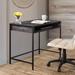 Trent Austin Design® Pirtle Writing Desk Wood/Metal in Gray/Black | 30 H x 33 W x 21.5 D in | Wayfair FEBAE85F8CA343BFB88C9CBD290F1DE3