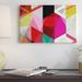 East Urban Home 'Modern Art - View Through a Kaleidoscope' Graphic Art Print in Black/Red/White | 18 H x 26 W in | Wayfair