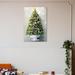 The Holiday Aisle® Holiday & Seasonal Christmas Tree 1 Holidays - Wrapped Canvas Painting Print Canvas in Gray/Green | Wayfair