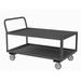 Durham Manufacturing Low Deck Service Cart Metal in Gray | 36 H x 51 W x 30.25 D in | Wayfair LDO-304836-2-ALU-95