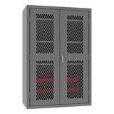 WFX Utility™ Octans 72" H x 48.13" W x 24.25" D Storage Cabinet, Wood in Red | 72 H x 48.13 W x 24.25 D in | Wayfair