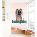 Trinx Polygonal Grooming Salon Dog Wall Decal Vinyl, Glass in Gray/Black | 46 H x 46 W in | Wayfair E554AC1D2A1B4BF4B726FB1453191A68