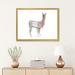 East Urban Home Llama by Wandering Laur - Graphic Art Print Paper/Metal in Brown | 24 H x 32 W x 1 D in | Wayfair 640D74FD31FD45888CEAAEEA5BD5436A