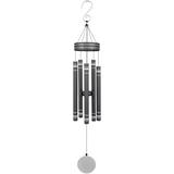 Carson Home Accents Etched Wind Chime Metal, Size 36.0 H x 6.5 W x 6.5 D in | Wayfair 63785