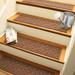Brown 0.25 x 30 W in Stair Treads - Matterly WaterHog Elipse 8.5 in. x 30 in Indoor Outdoor Stair Treads Polyester | 0.25 H x 30 W in | Wayfair