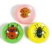 Rosalind Wheeler Rackers 3 Piece Real Beetles Magnets Set Resin in Green/Pink/Yellow | 1 H x 3 W x 5 D in | Wayfair