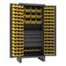 WFX Utility™ Statice 78" H x 36.19" W x 24.06" D Storage Cabinet, Wood in Gray | 78 H x 36.19 W x 24.06 D in | Wayfair