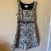 Anthropologie Dresses | Ett:Twa By Anthropologie Dress. | Color: Black/White | Size: S