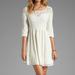 Free People Dresses | Free People Shake It Up Dress Lace Overlay | Color: Cream | Size: S