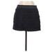 Forever 21 Casual Mini Skirt Mini: Black Solid Bottoms - Women's Size Small