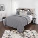 "Simpson Grey 106"" x 92"" Quilt ( Maddux Place In Simpson Grey In King ) - Rizzy Home QLTBQ4833GY001692"