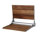 Isle 15 in. Teak Wall Mounted Shower Seat - ANZZI AC-AZ8208