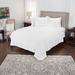 "Lydia White 20"" x 26"" Standard Sham ( Standard Sham ) - Rizzy Home QLTBQ4521WH002026"