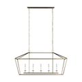 Visual Comfort Studio Collection Dianna 50 Inch 5 Light Linear Suspension Light - 6692605-848