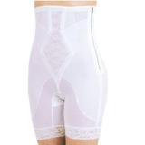 Plus Size Women's High Waist Medium Shaping Long Leg w/ Zipper by Rago in White (Size XL)