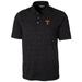 Men's Cutter & Buck Black Tennessee Volunteers Big Tall Advantage Space Dye Polo