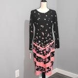 Lularoe Dresses | Lularoe Debbie Dress | Color: Black/Pink | Size: M