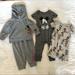 Disney Matching Sets | 3 Adorable Mickey Mouse Disney Baby Outfits | Color: Gray | Size: 18mb