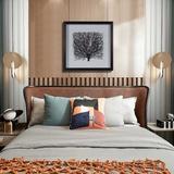 Red Barrel Studio® Withered Tree Shadow Box Wall Décor, Linen in Black | 19.7 H x 19.7 W x 1.96 D in | Wayfair 409E9804553741D5B193AD50F389E786