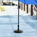 The Twillery Co.® Pierpoint Free Standing Umbrella Base Plastic/Resin/Concrete in Black | 13.5 H x 18 W x 18 D in | Wayfair