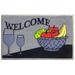 Red Barrel Studio® Welcome Wine 30 in. x 18 in. Non-Slip Outdoor Door Mat Coir | 18 W x 30 D in | Wayfair 51878452D56C4453ACCC2E6343DE65BC