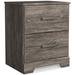 Loon Peak® Gruver 2 - Drawer Nightstand in Gray Wood in Brown/Gray | 24.41 H x 20.04 W x 15.59 D in | Wayfair EFE374BC0B2D4E6291211F7A0B87823A