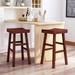 Darby Home Co Melvyn Solid Wood Bar & Counter Stool Wood in Brown | 30.5 H x 17.25 W x 13 D in | Wayfair EB1886BF2CE84A1DA67D74C9CB14761A