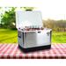 Koolatron Stainless Steel Ice Chest Cooler w/ Bottle Opener 51L (54 qt) in Black | 16.5 H x 21.75 W x 15 D in | Wayfair KIC-54