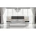 Everly Quinn Peeples Solid Wood Upholstered Standard 3 Piece Bedroom Set Upholstered in Brown/White | Queen | Wayfair