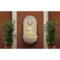 Fleur De Lis Living Heberling Lion Head Wall Fountain w/ LED Light, Fiberglass | 32 H x 17 W x 9 D in | Wayfair A0B06831E551458A8F981EDB3BEA965C