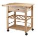 Skyline Decor Finland Kitchen Cart, Wood in Brown | 31.57 H x 34.29 W x 20.47 D in | Wayfair SD-83644