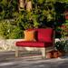 Mercury Row® Fdy Patio Chair w/ Sunbrella Cushions Wood in Red | 29 H x 31 W x 30 D in | Wayfair 42518A85335C417B9DA7CC4C091A3F65