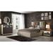Everly Quinn Solid Wood Upholstered Standard 3 Piece Bedroom Set Upholstered in Brown/White | Queen | Wayfair AC38F39D86F945388E2766F71C9CD040