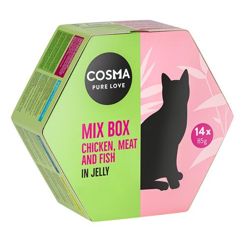 14x85g Cosma Mix Box Katzenfutter nass